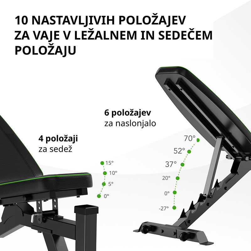 PRO klupa za vježbanje UB60 - Slika 2