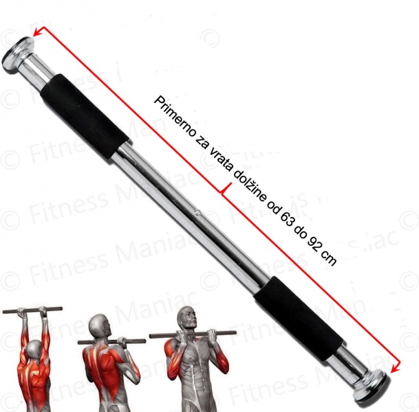 Standard šipka za vrata za zgibove - Slika 2