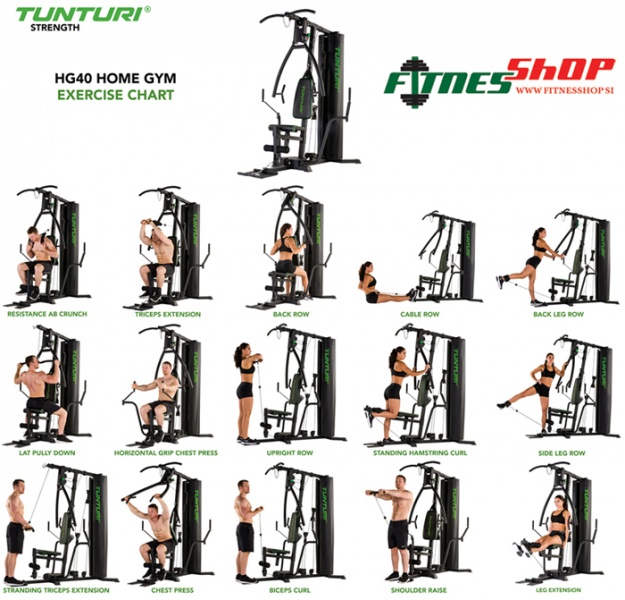 Fitness sprava Tunturi HG40 - Slika 9